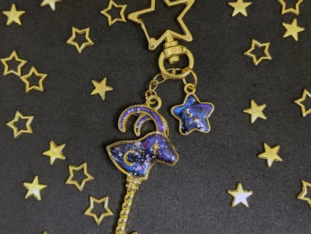 Capricorn: Celestial Zodiac Key Keychain Cheap