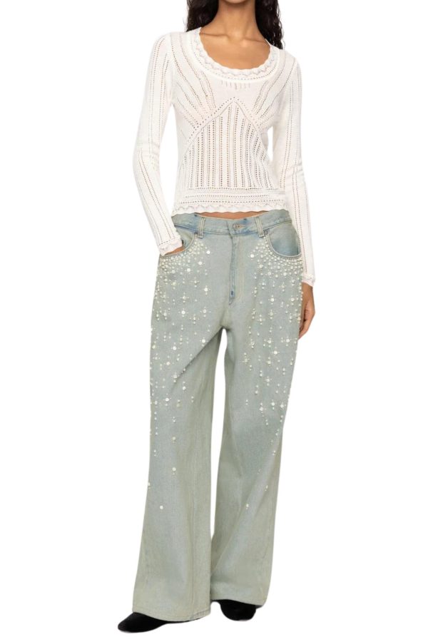 Sea Perlette Denim Pants Online