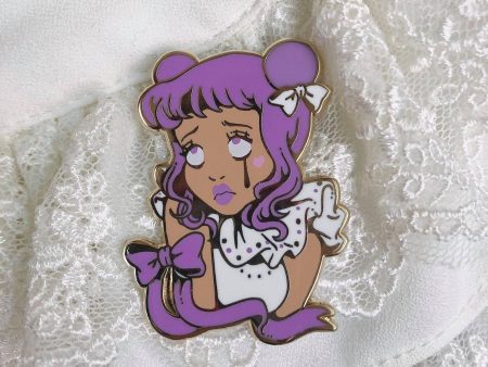 Melancholy Carnival Ballerina Enamel Pin on Sale