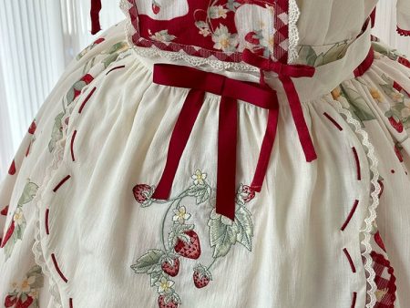 Strawberry Orchard Apron Online Hot Sale