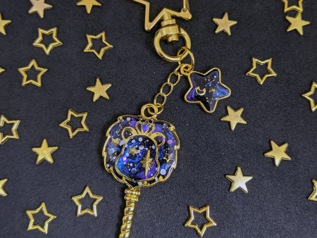 Leo: Celestial Zodiac Key Keychain Online now