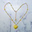 Heart Macaron Necklace Hot on Sale