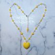 Heart Macaron Necklace Hot on Sale