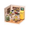 【New】Rolife Happy Meals Kitchen DIY Plastic Miniature House For Cheap