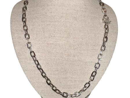 The Woods Silver Link Chain with Lock Clasp V793B Online Sale