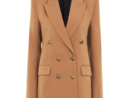 Chloe Wool Grain de Poudre Tailored Jacket Discount