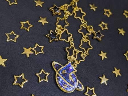 Celestial Kitty Planet Star Keychain Online