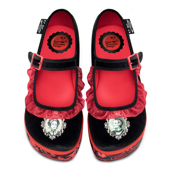 Chocolaticas® Memento Mori Women s Mary Jane Platform Sale