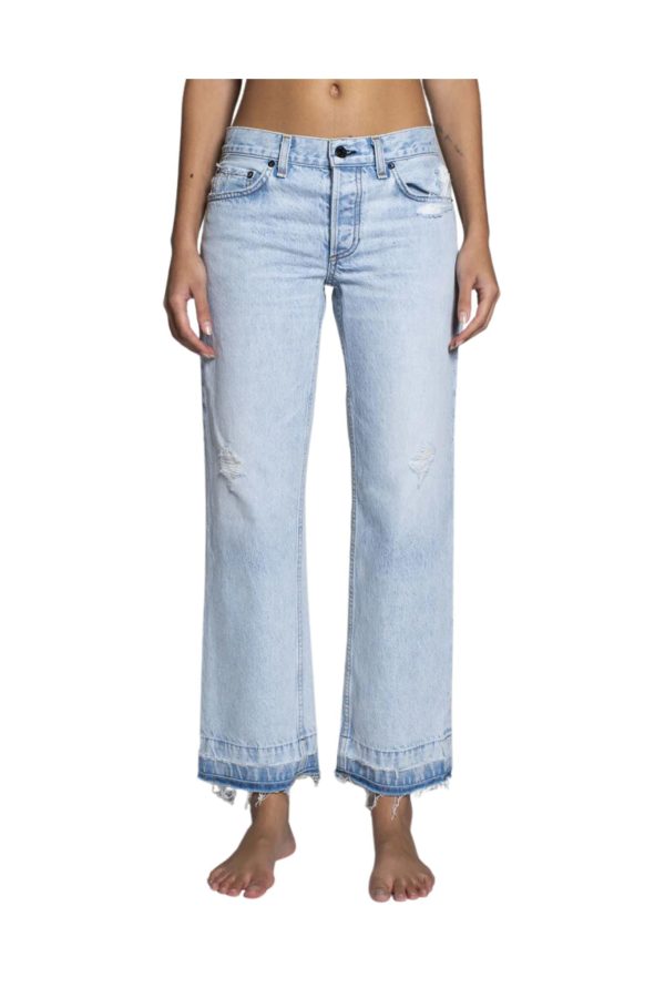 Askk Low rise straight jean on Sale