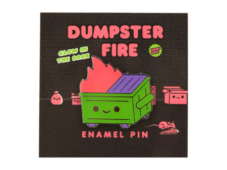 Dumpster Fire GID Pin Online Sale