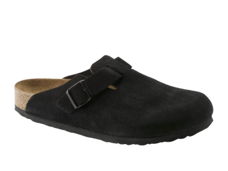 Birkenstock: Boston-Black Suede Online now