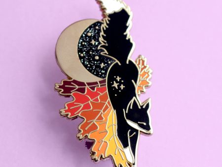 Fox Enamel Pin - Autumn Fall collection Discount