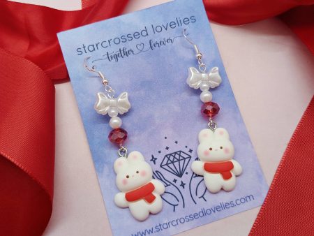 Winter Bunny Earrings Online Sale