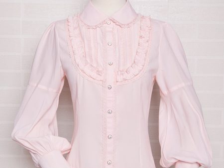 High Peter Pan Collar Blouse (3 Colors) Online Sale