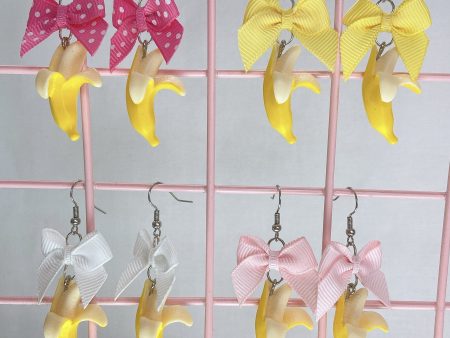 Banana Earrings (4 Colors) For Discount