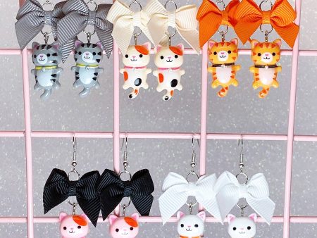 Pretty Kitty Earrings (5 Colors) Supply