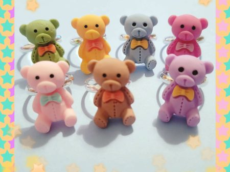 Bowtie Bear Ring (9 Colors) Fashion