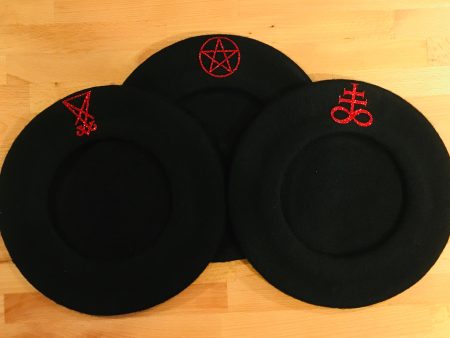 Vegan Beret - Occult Symbols Discount