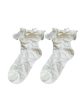 Floral Ruffled Ankle Socks Online now