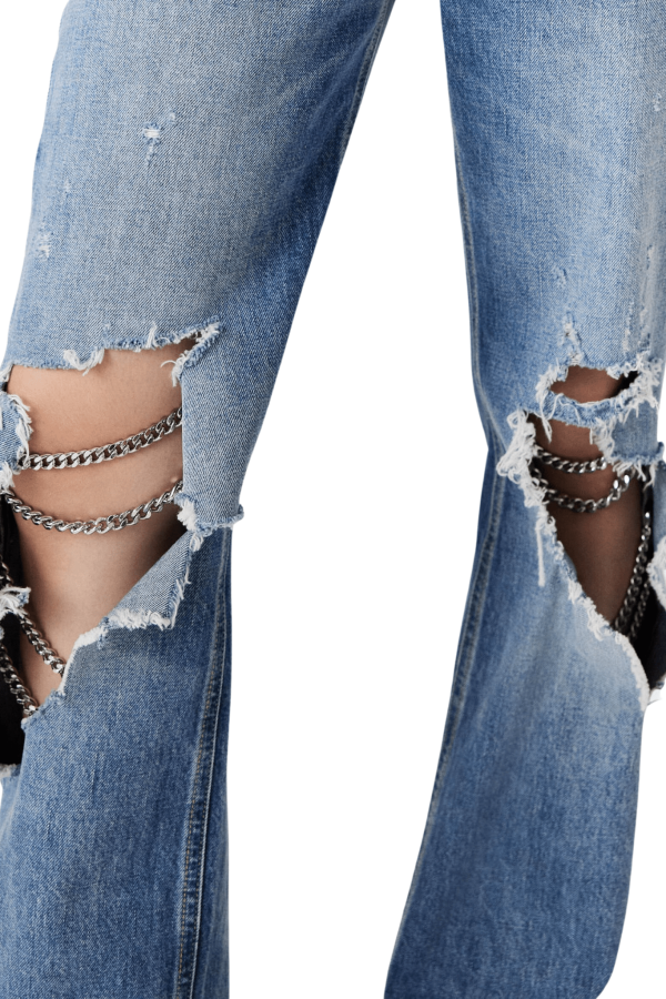 Stella McCartney Knee Chain Detail Jeans Supply