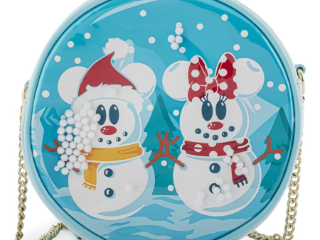 Loungefly: Disney - Mickey and Minnie Mouse Snow Globe Crossbody Bag Online