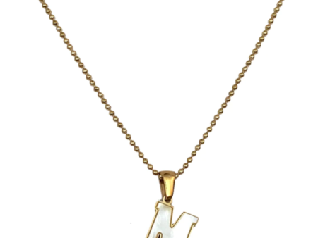 School Girl Initial Necklace For Sale