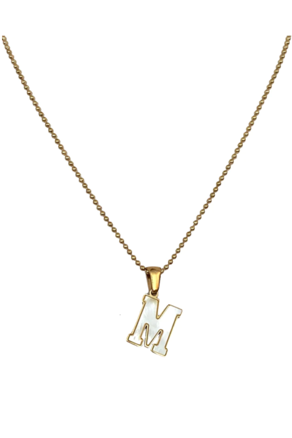 School Girl Initial Necklace For Sale