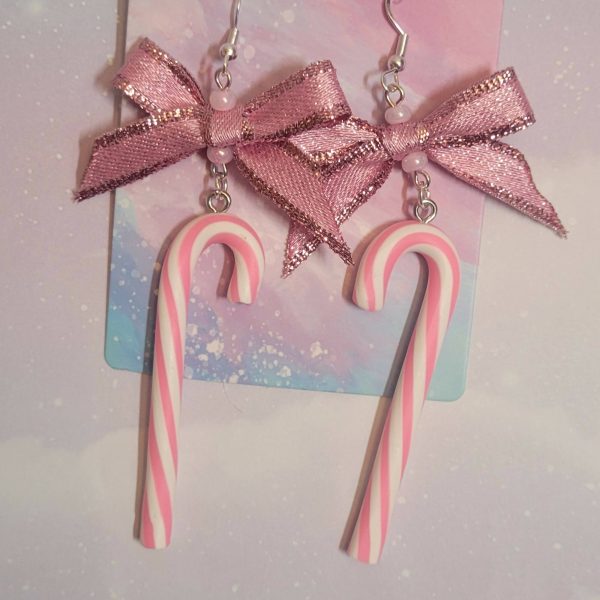 Holiday Candycane Earrings Online