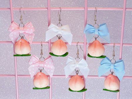 Peach Earrings (3 Colors) Online Hot Sale