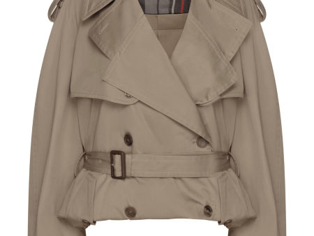 Balenciaga Cropped Trench Fashion