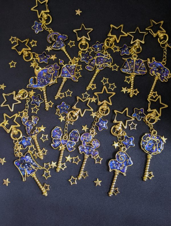 Aquarius: Celestial Zodiac Key Keychain Discount