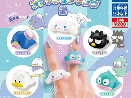 Sanrio Characters Fashion Ring 2 Gashapon Capsule Toy Hot on Sale