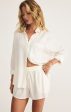 Z SUPPLY: The Perfect Linen Top-White Online Sale