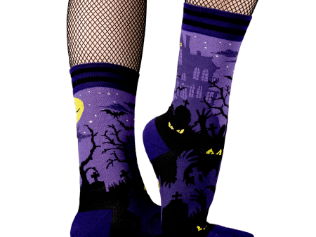 Haunted House Crew Socks Online now