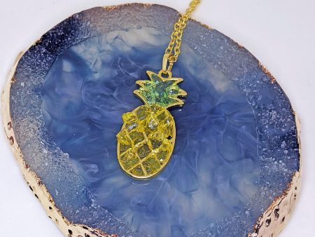 Pineapple Crush Resin Pendant Cheap