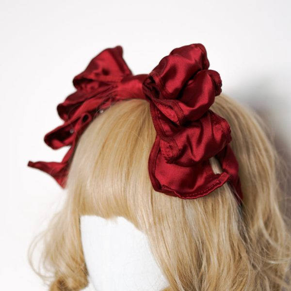 Instant Shipping! Small Heartwarming Satin Headbow For Sale