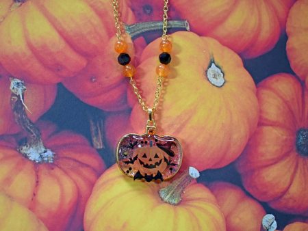 Witch Pumpkin Necklace Sale