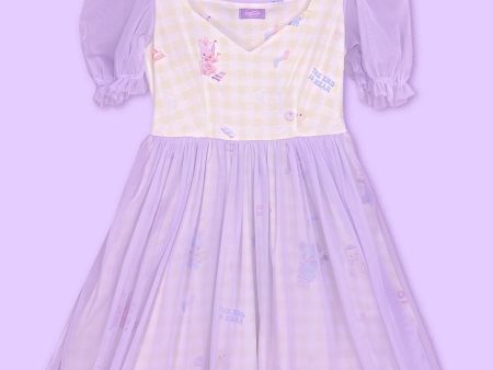 Cheezy Friends Tulle Dress Lavender Cheap