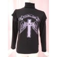 Instant Shipping! Hug Me Ok? Holy Cross Cutsew Long Sleeve T-shirt (3 Colors) Online now