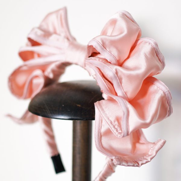 Instant Shipping! Small Heartwarming Satin Headbow For Sale