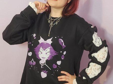 Candy Batty Sweatshirt For Discount