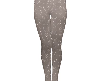 Fluffy Constellation Grey Tights Sale