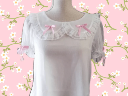 Bunny Ear Blouse Short Sleeves Sale