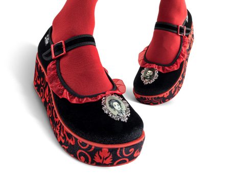 Chocolaticas® Memento Mori Women s Mary Jane Platform Sale