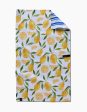 GEOMETRY:Double Sided Tea Towel-Lemon Bliss For Cheap