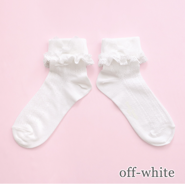 Organdy Ribbon Socks Online now