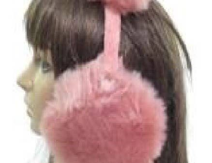 Instant Shipping! Solid Colored Bear Eared Faux Fur Ear Muffs Supply