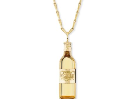 Brent Neale White Wine Bottle Pendant on 18  Chain Supply