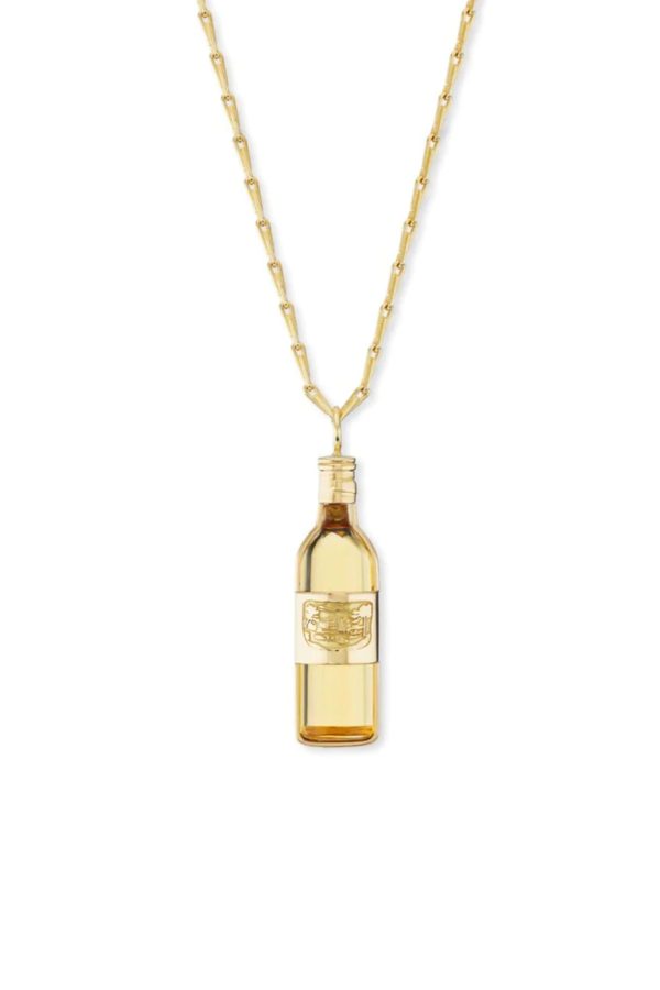 Brent Neale White Wine Bottle Pendant on 18  Chain Supply