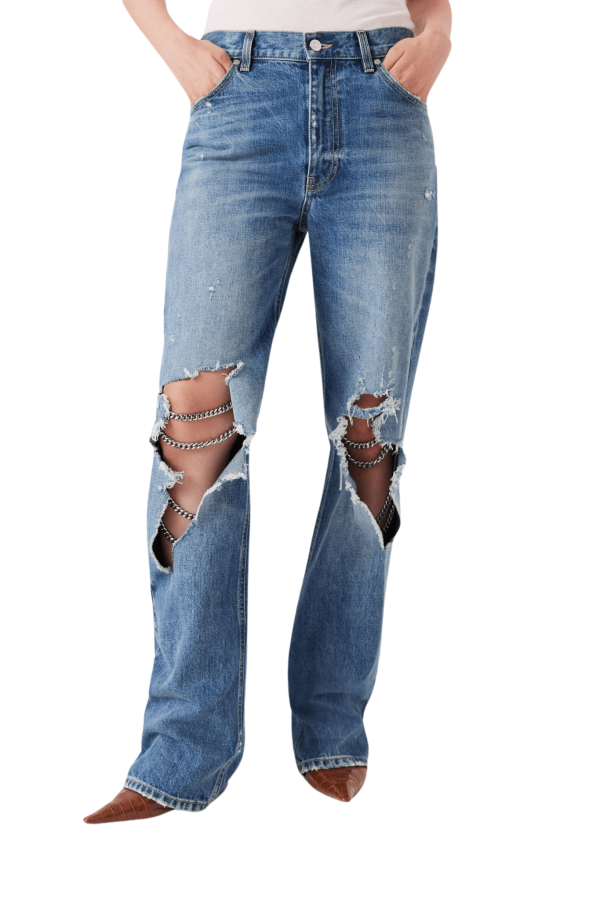 Stella McCartney Knee Chain Detail Jeans Supply